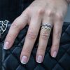ZIGZAG STACKING RINGS