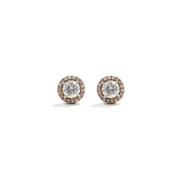 Diamond Halo studs