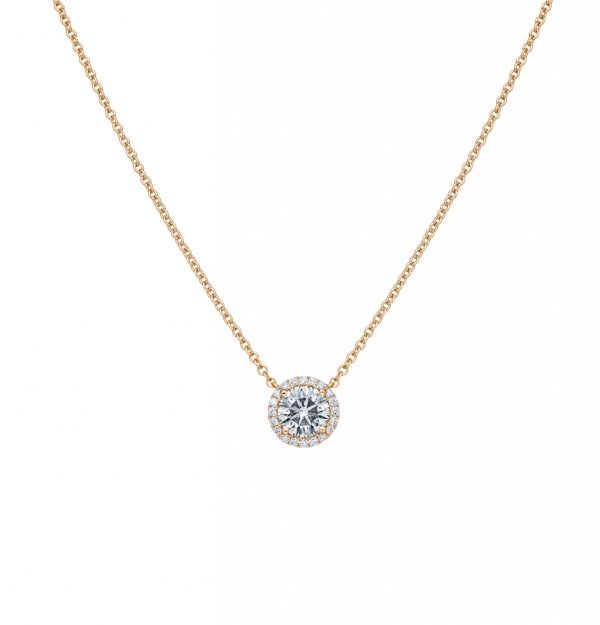 Diamond Halo Necklace