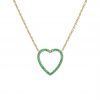 Emerald Heart Necklace