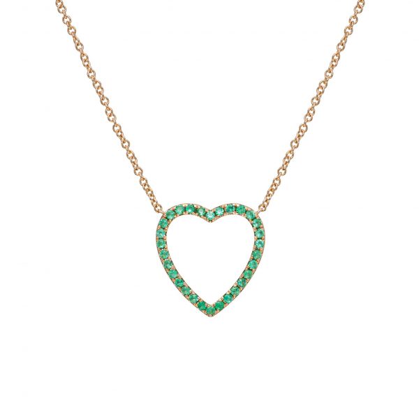 Emerald Heart Necklace