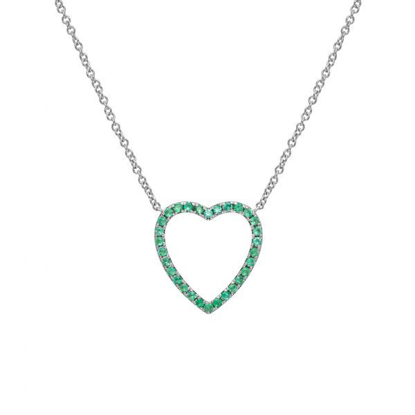 Emerald Heart Necklace