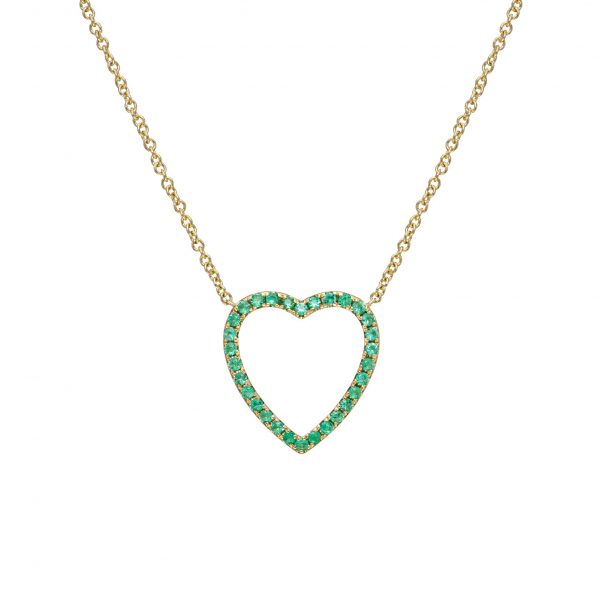 Emerald Heart Necklace