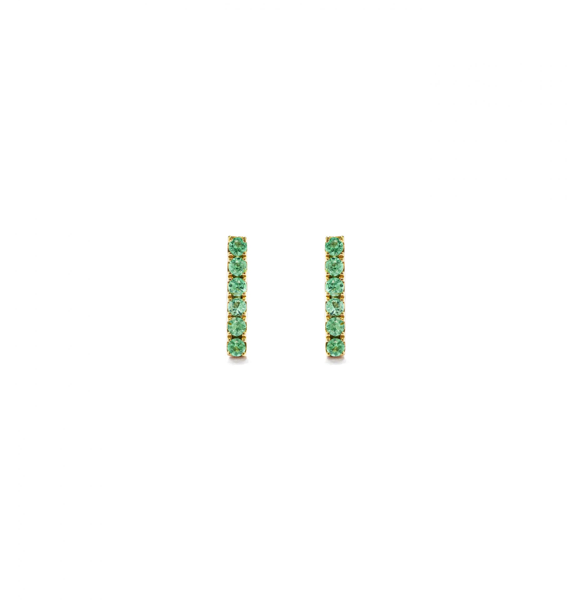 Emerald Baguette Studs Emerald Baguette Studs