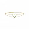 Emerald Heart Bracelet