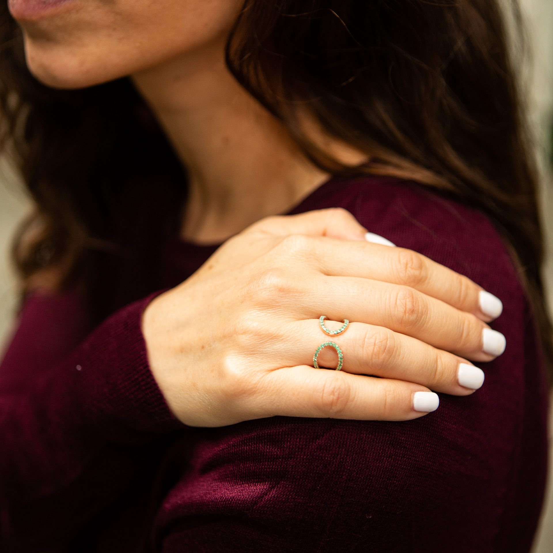 Emerald Moon Ring Emerald Moon Ring