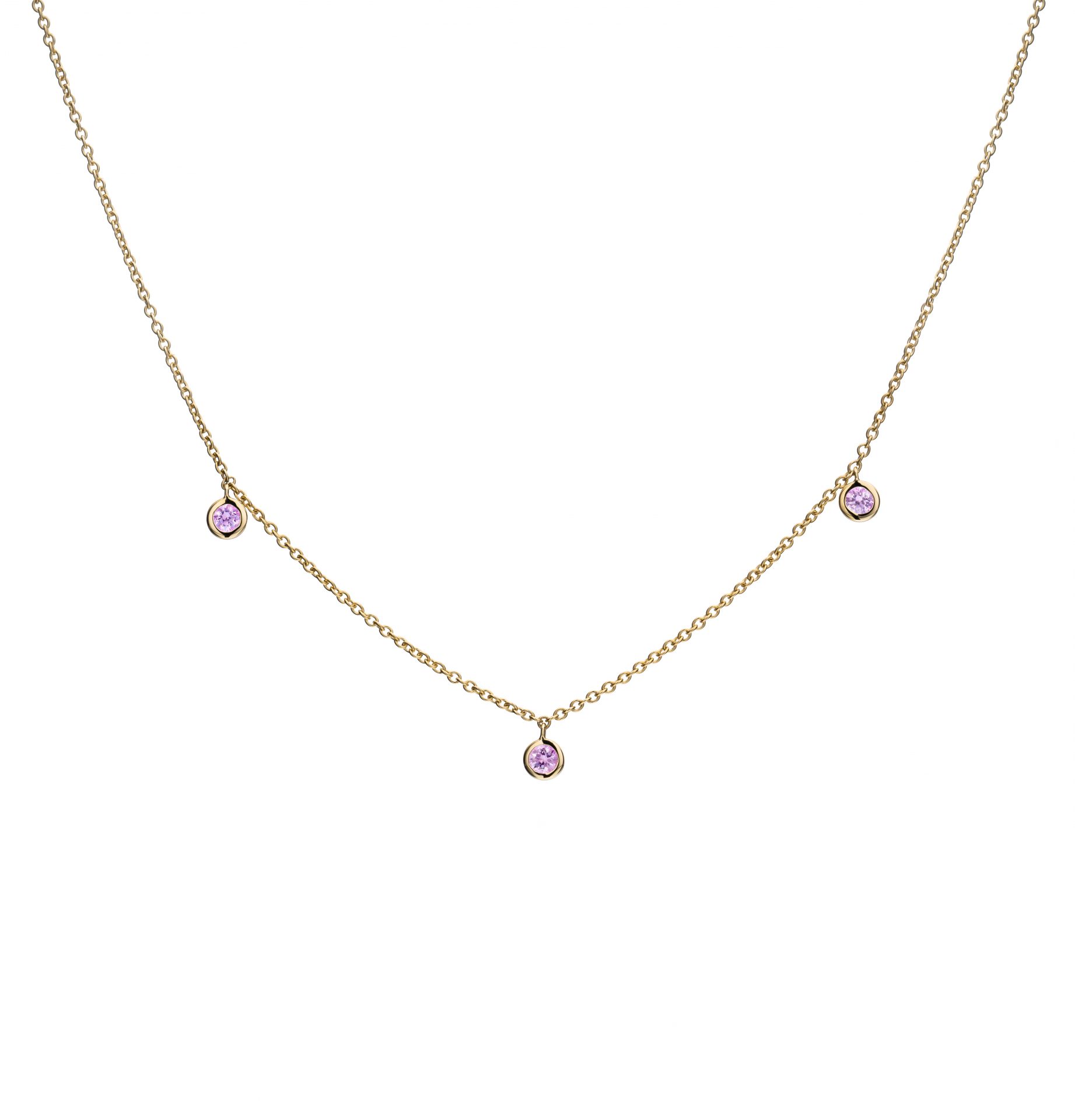 Pink Triad Necklace Pink Triad Necklace
