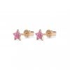 Pink Star Studs