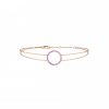 Pink Circle Bracelet