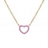 Mini Pink Heart Necklace