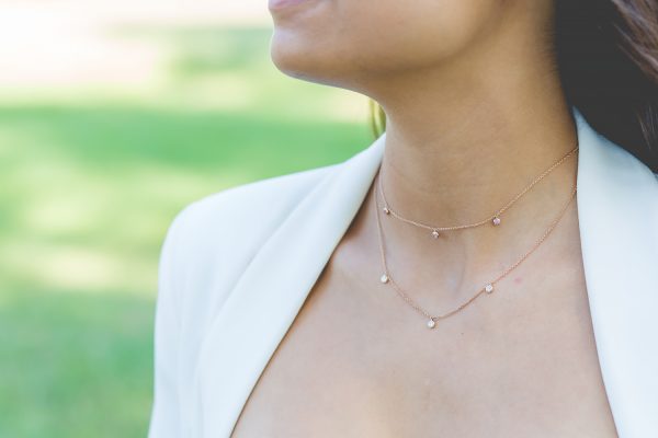 Pink Triad Necklace
