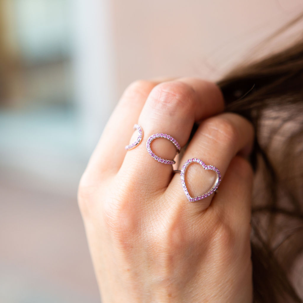 Pink Heart Ring Pink Heart Ring